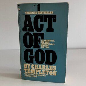 1970s Act of God Paperback Vintage Charles Templeton Archaeology Faith Fiction